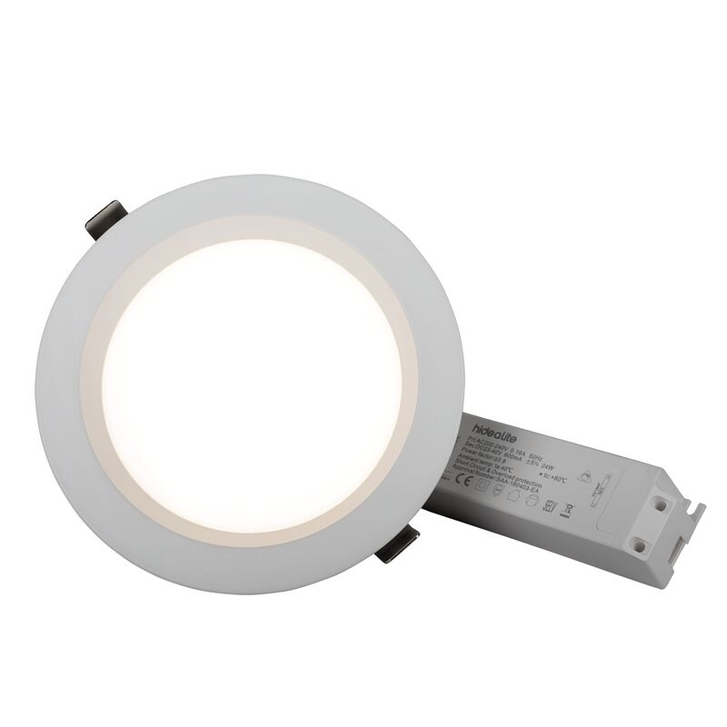 Product Image for Downlight Plano Basic 190, vit, 25W