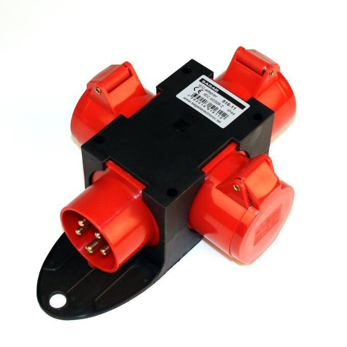 Product Image for Förgreningsbox 16A, IEC Adapter 516-11
