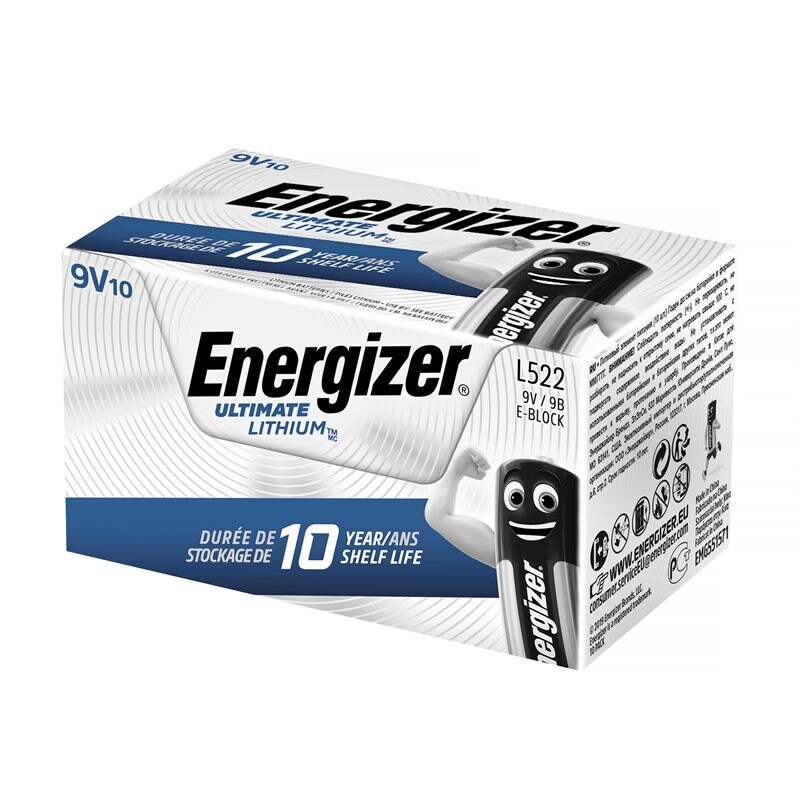 Product Image for Batteri Lithium 9V B2B DP10 TYP, 6LR61