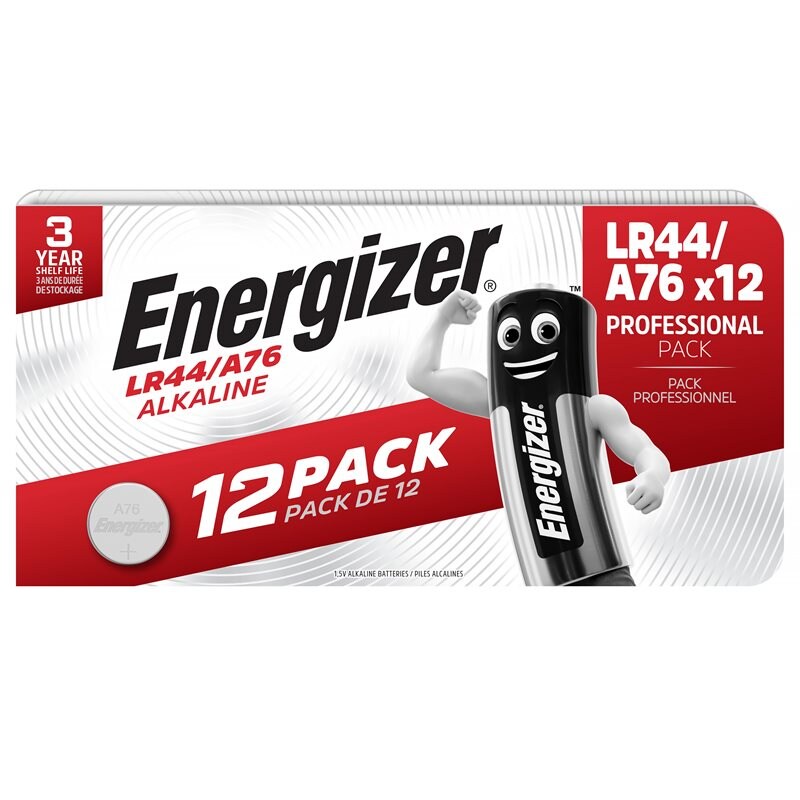 Product Image for Batteri Lr44/A76 Alk 12-pack