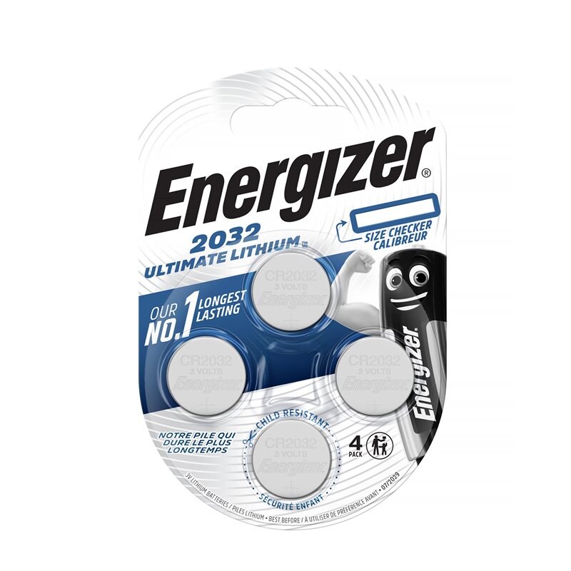 Product Image for Batteri CR2032 UL 4-pack ULTIMATE LITHIUM COINS