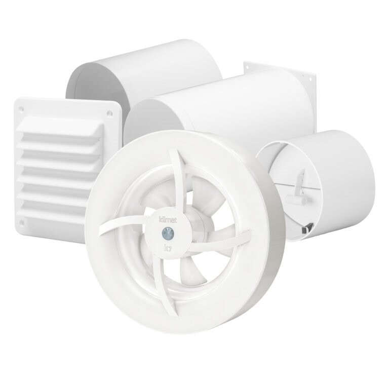 Product Image for Badrumsfläktpaket klimat K7, vit