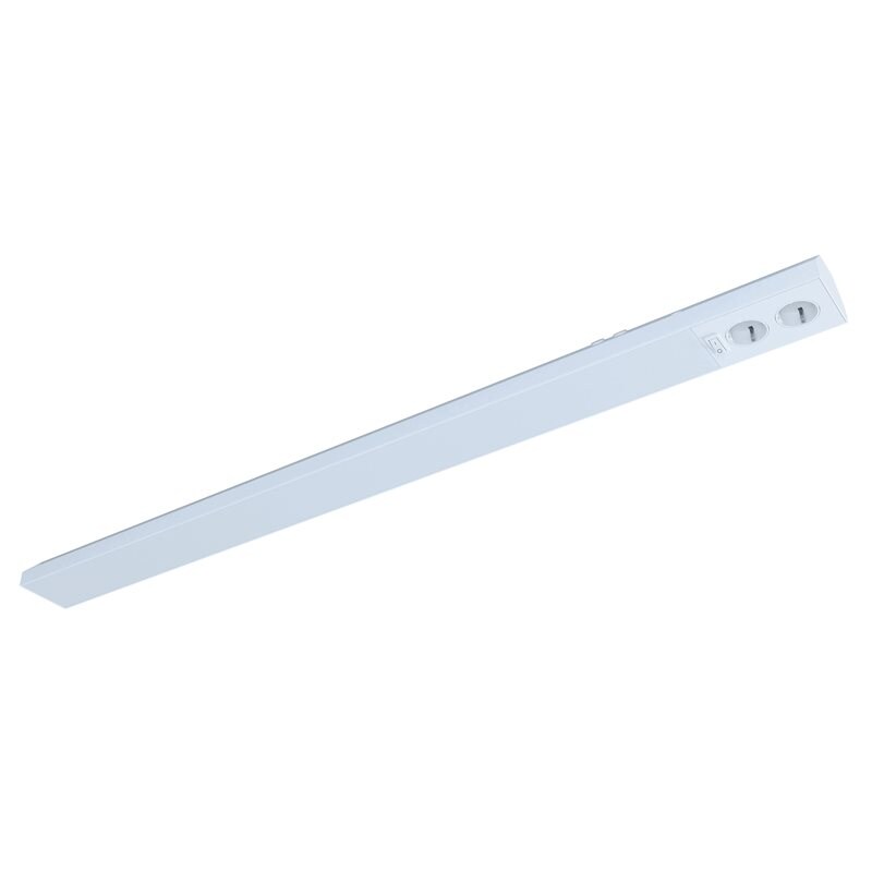 Product Image for Bänkbelysning Acis med uttag, 1100 mm, 3000K, 20W, 1414 lm