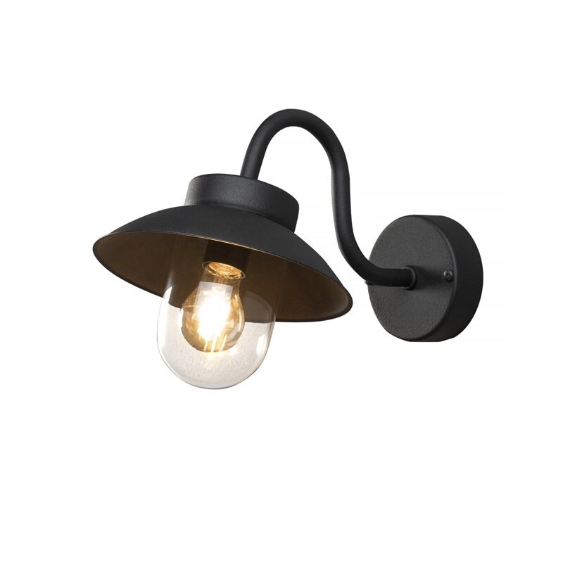 Product Image for Väggarmatur, Svart, E 27. IP44