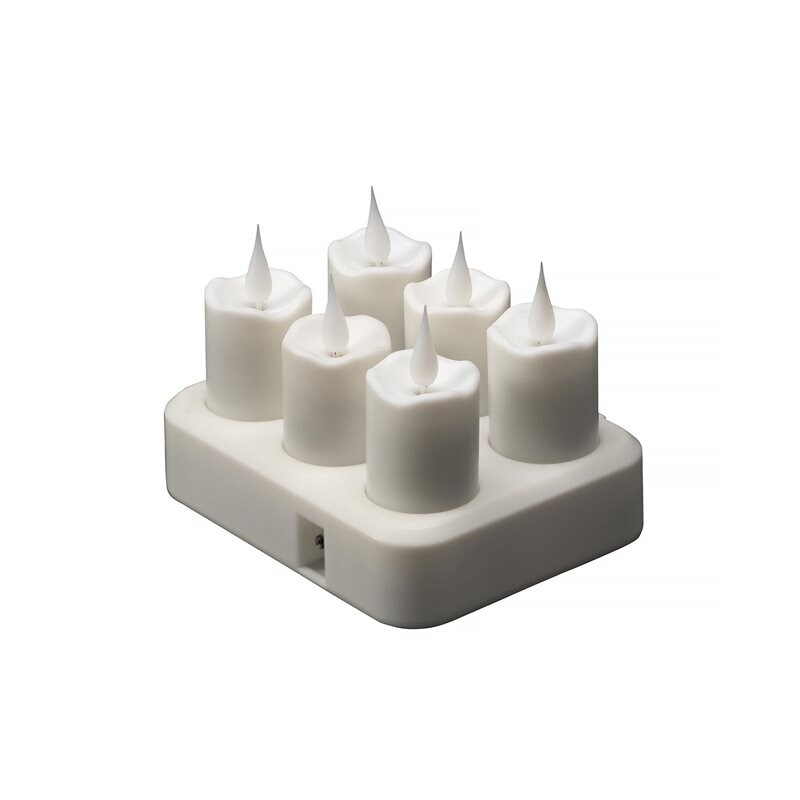 Product Image for Värmeljus, 6 st, uppladdningsbara