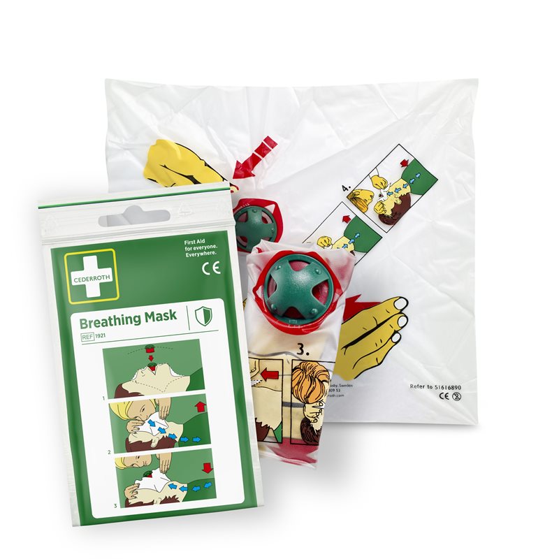 Product Image for Andningsmask med backventil