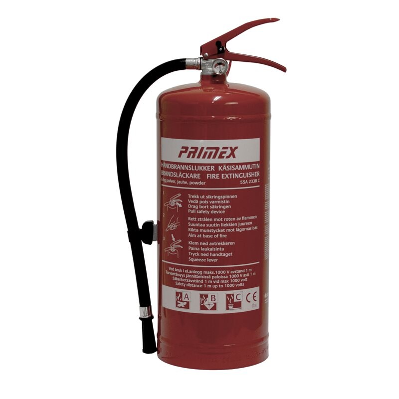 Product Image for Brandsläckare pulver, 55A 233B C, 6 kg