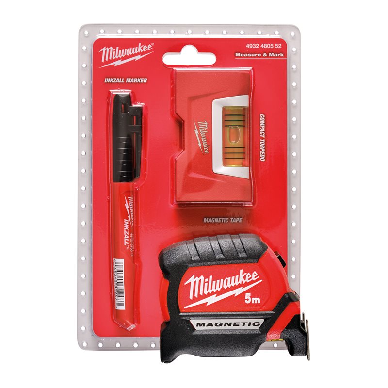 Product Image for Kit med måttband, vattenpass & märkpenna