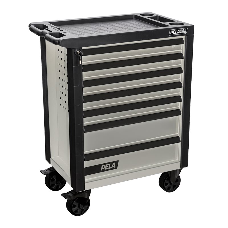 Product Image for Verktygsvagn med 7 lådor, cremevit/svart, LIMITED EDITION