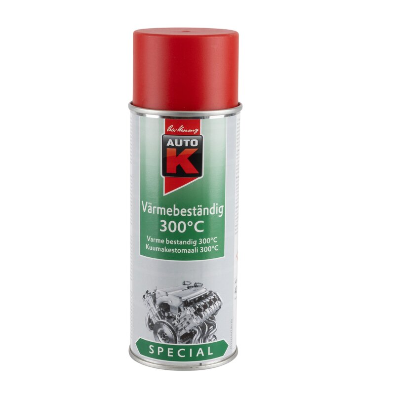 Product Image for Värmefärg, matt röd 300C, 400 ml