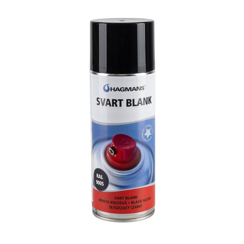 Product Image for Täckfärg svart blank, 400 ml