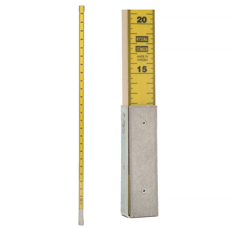 Product Image for Nivåstång mm/cm graderad plastad, 2000 mm
