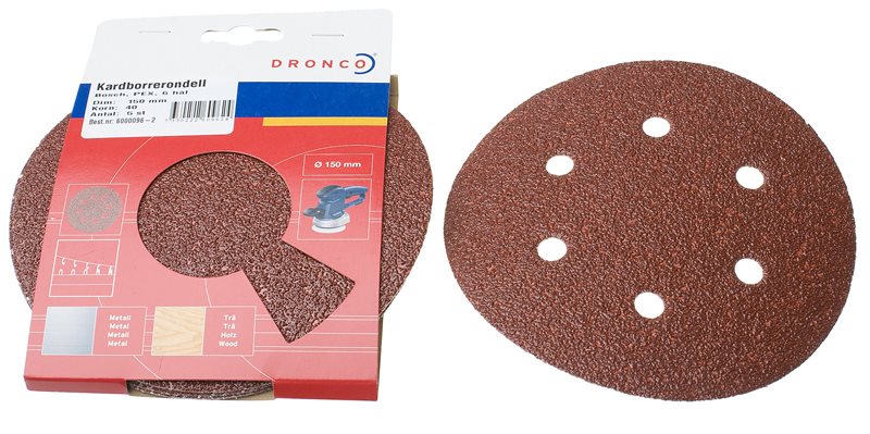 Product Image for Kardborrerondell, 150 mm 6 hål, 50-pack