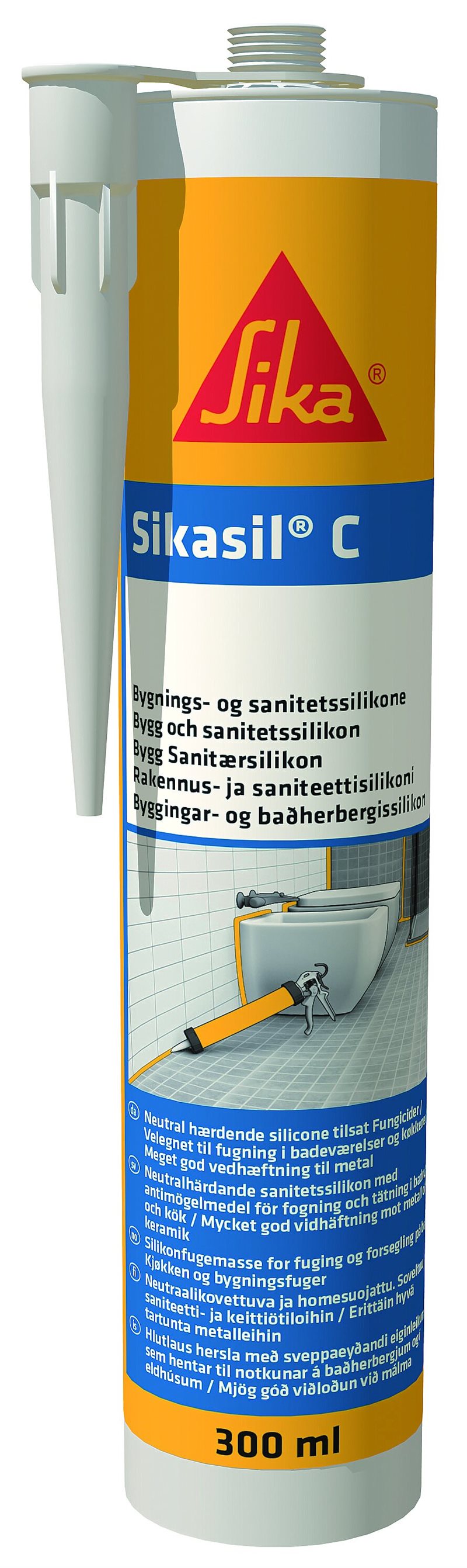 Product Image for Våtrum- & byggsilikon, Sikasil-C