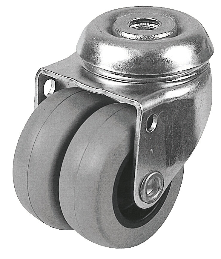 Product Image for Länkhjul dubbel med centrumhål, TPE-bana