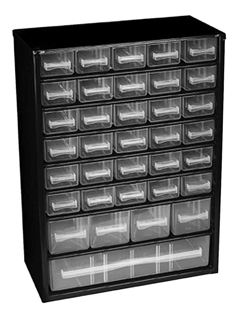Product Image for Sortimentskåp C9-34 svart/klar