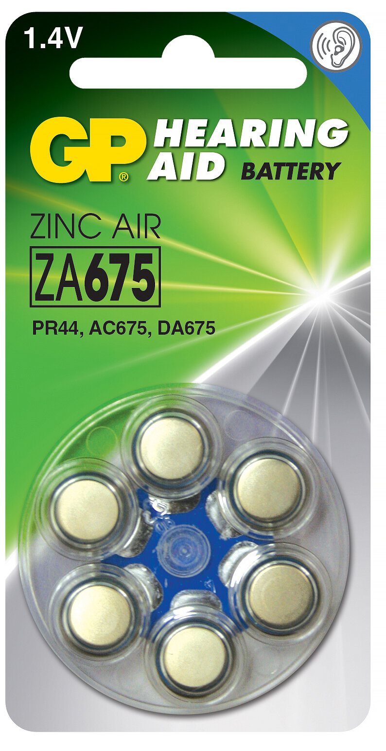 Product Image for Hörapparatsbatterier ZA675