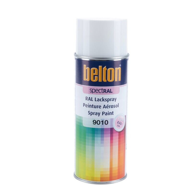 Product Image for Sprayfärg, Vit blank RAL 9010, 400 ml