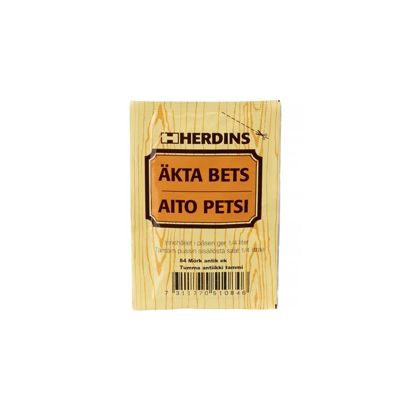 Product Image for Äkta bets, 84 mörk antik ek