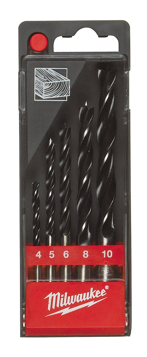 Träborr set, 4-10 mm