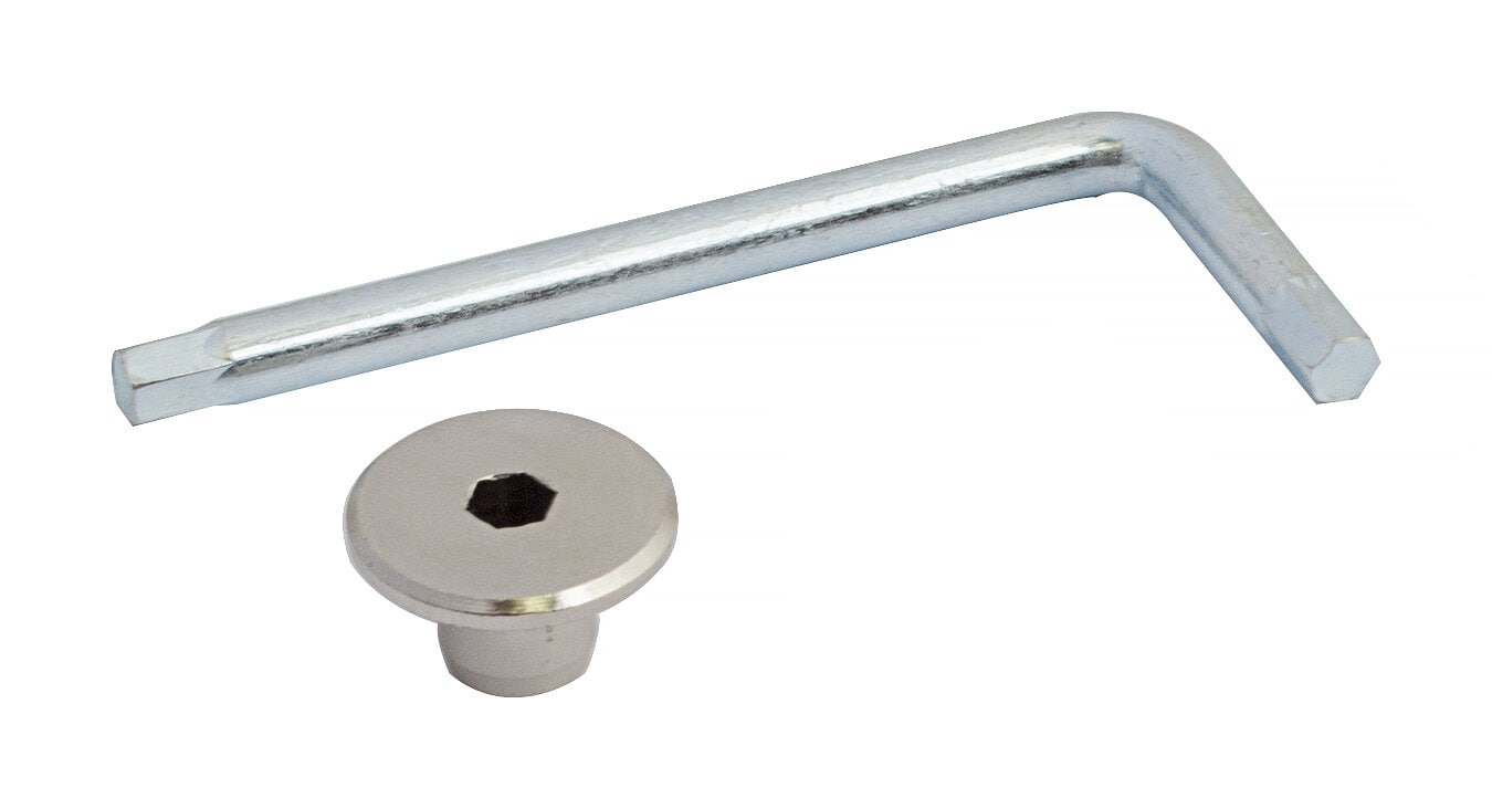 Toppmutter, nickel