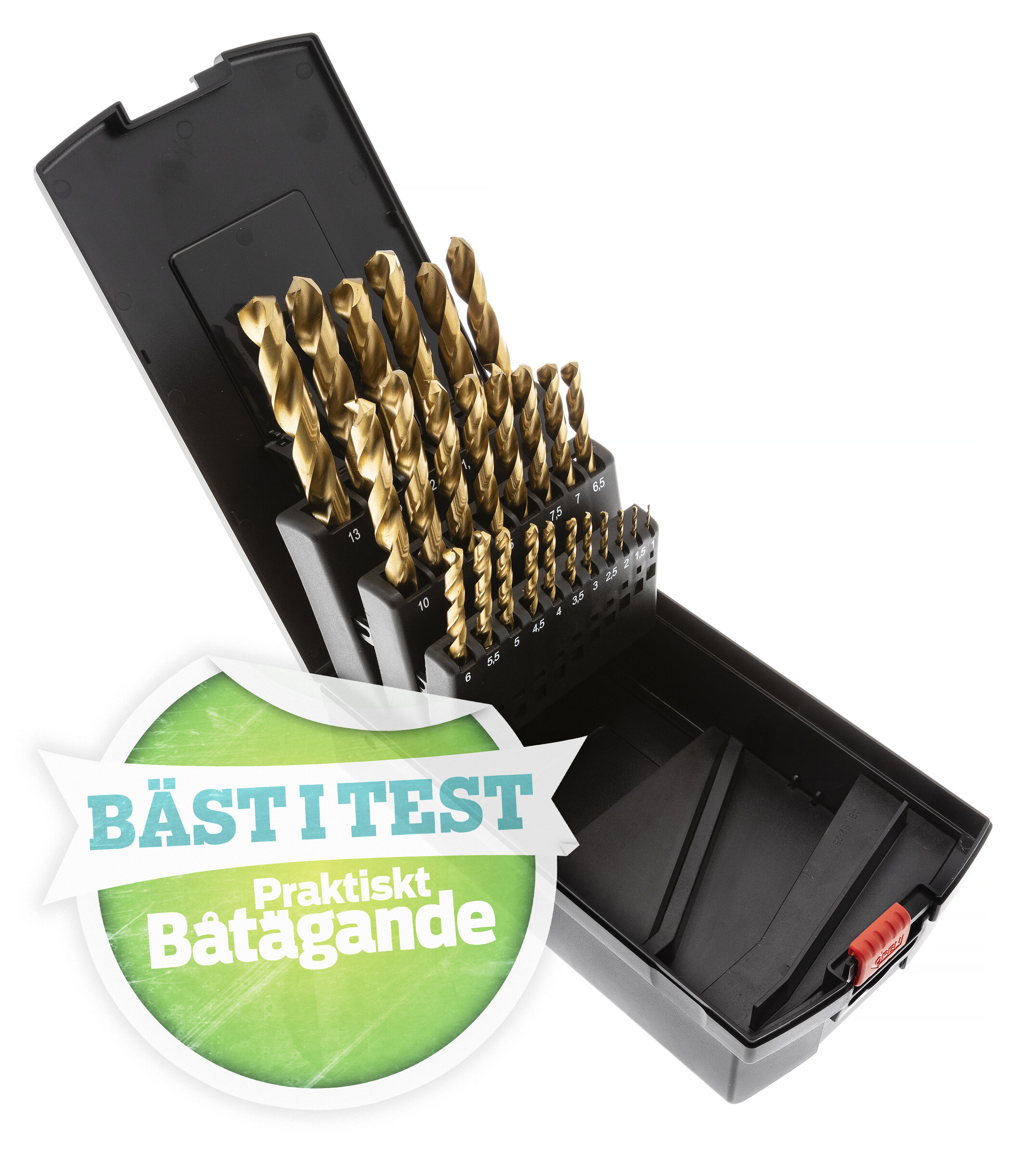 Borrsats Harlingen, 25 st, 1-13 mm