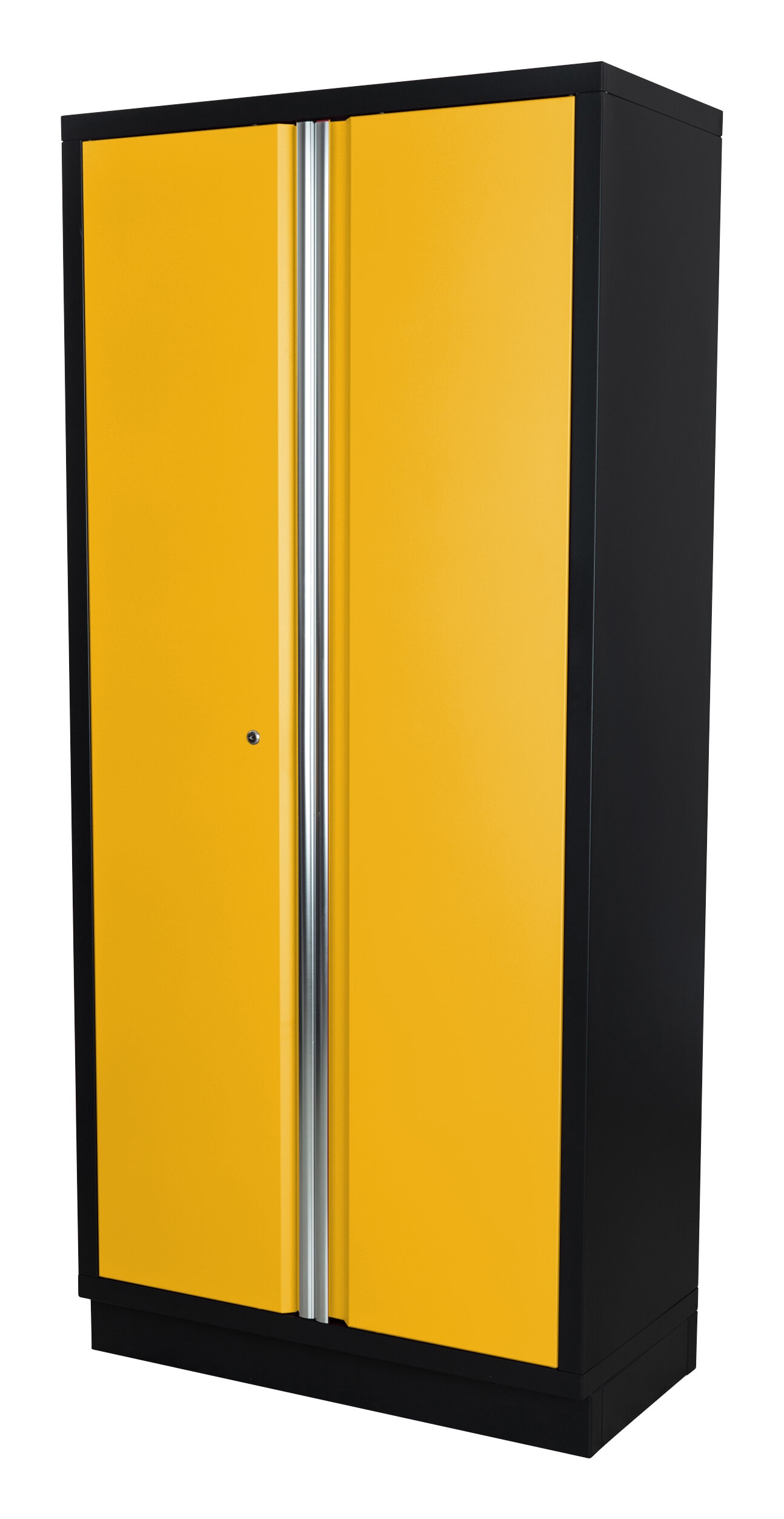 Högskåp gul/svart, 915x458x2000 mm