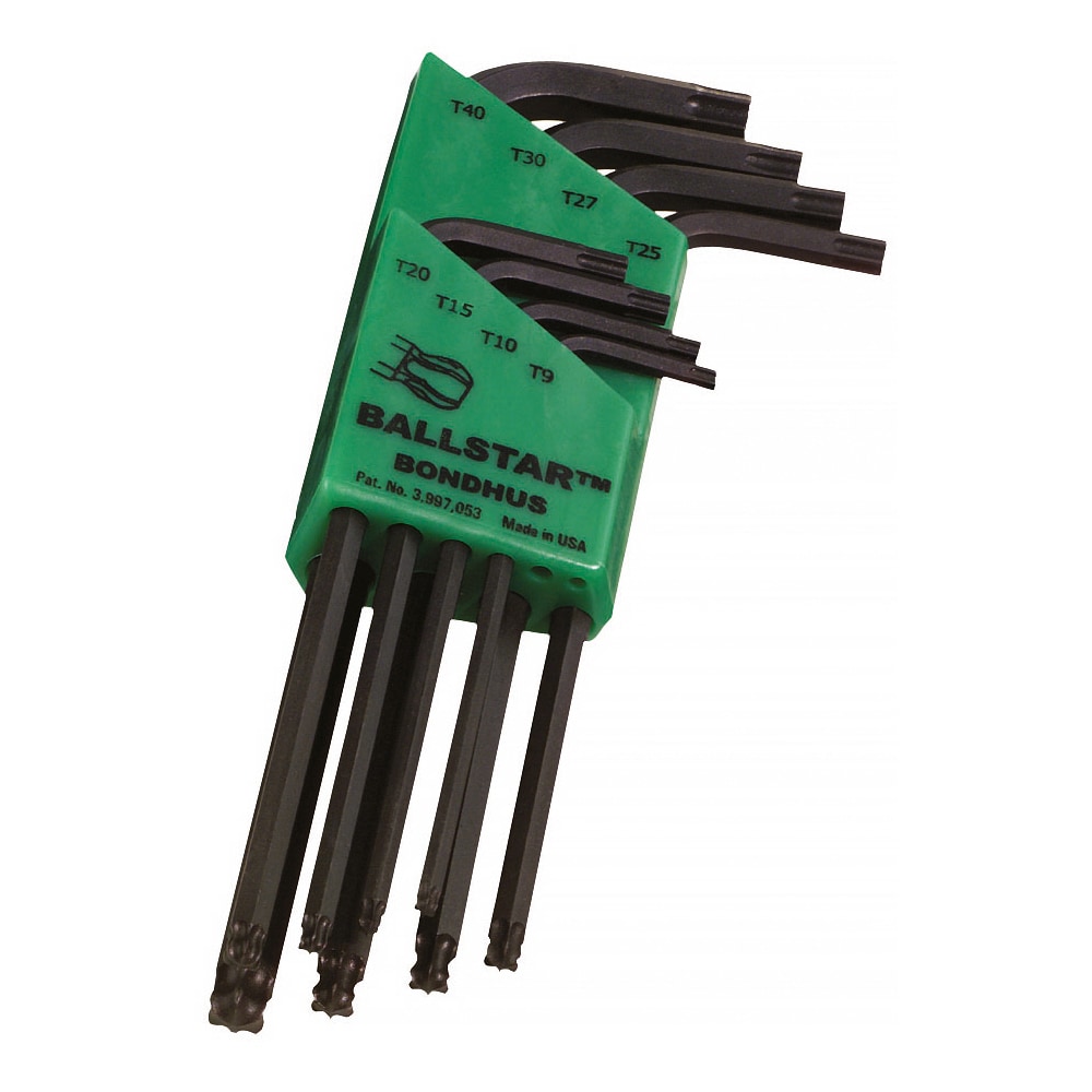 Bondhus T30 Torx L-Schlüssel – TX30, Grün, Länge 9,1 Cm, Perfekt Für Präzise Schraubarbeiten