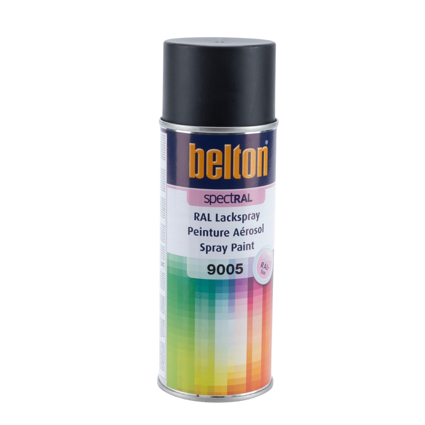 Peinture Noir Mat RAL9005 400 ml – SARATOGA 150.003 Happy Color